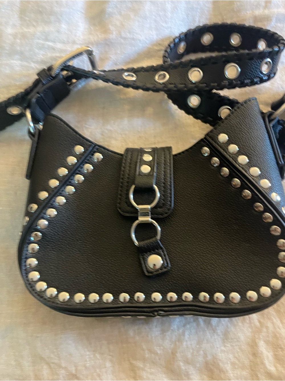 Urban Outfitters Black Studded Bag!
